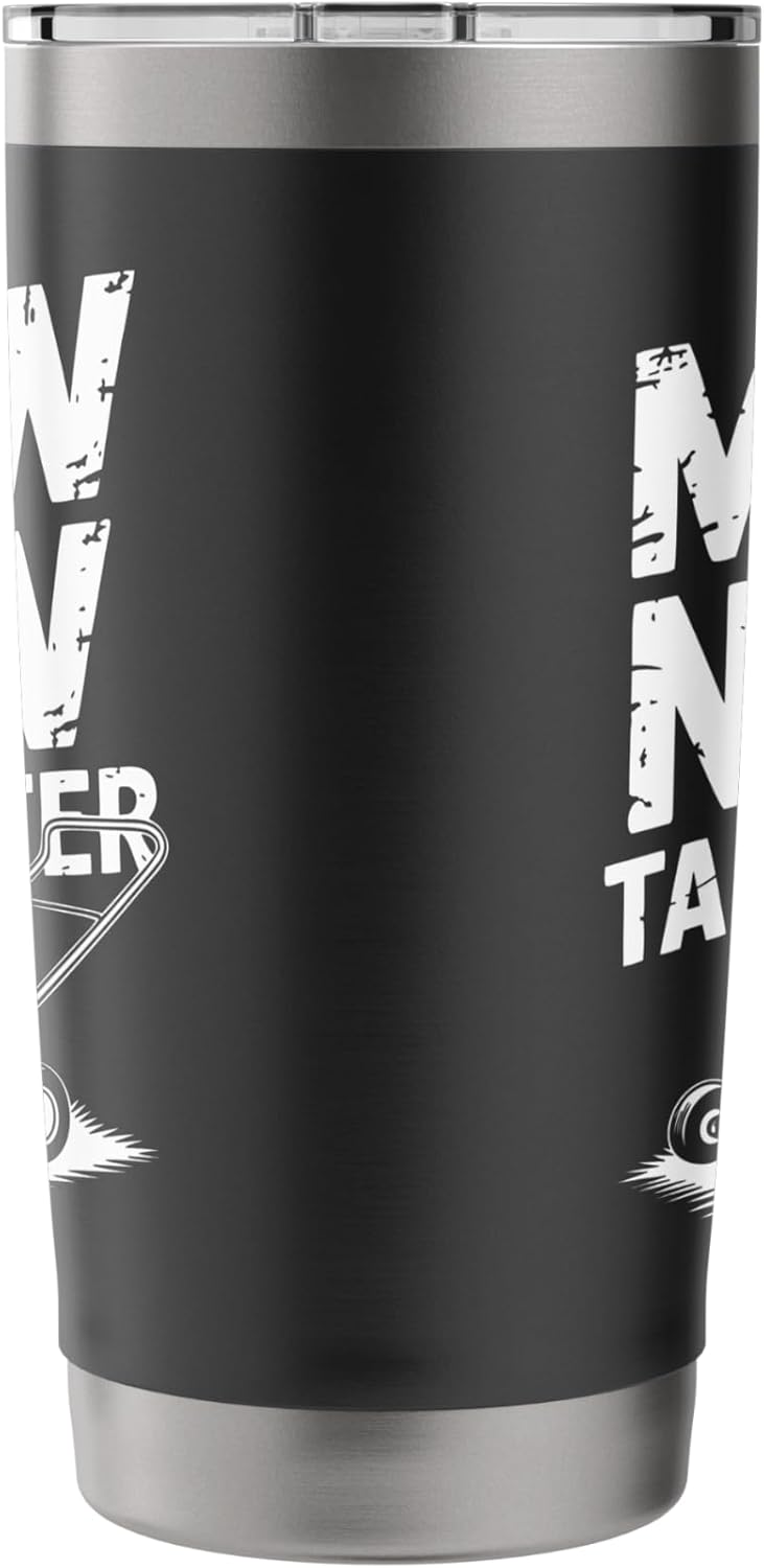 Lawn Striper Lawn Care Mowing Mow Now Lawn Mover Stainless Steel Insulated Tumbler
