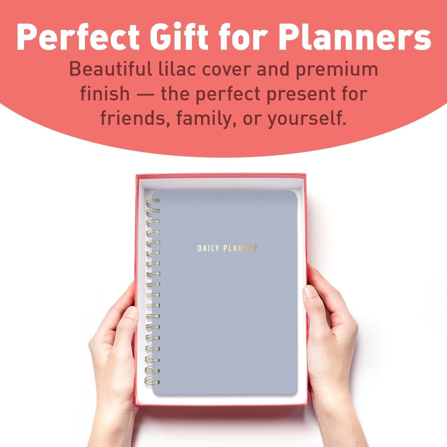 Sweetzer & Orange Daily Planner Notebook – Undated Two-Page Daily Layo