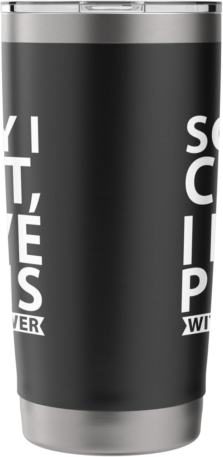SORRY I CAN’T, I HAVE PLANS WITH MY MOWER Stainless Steel Insulated Tumbler
