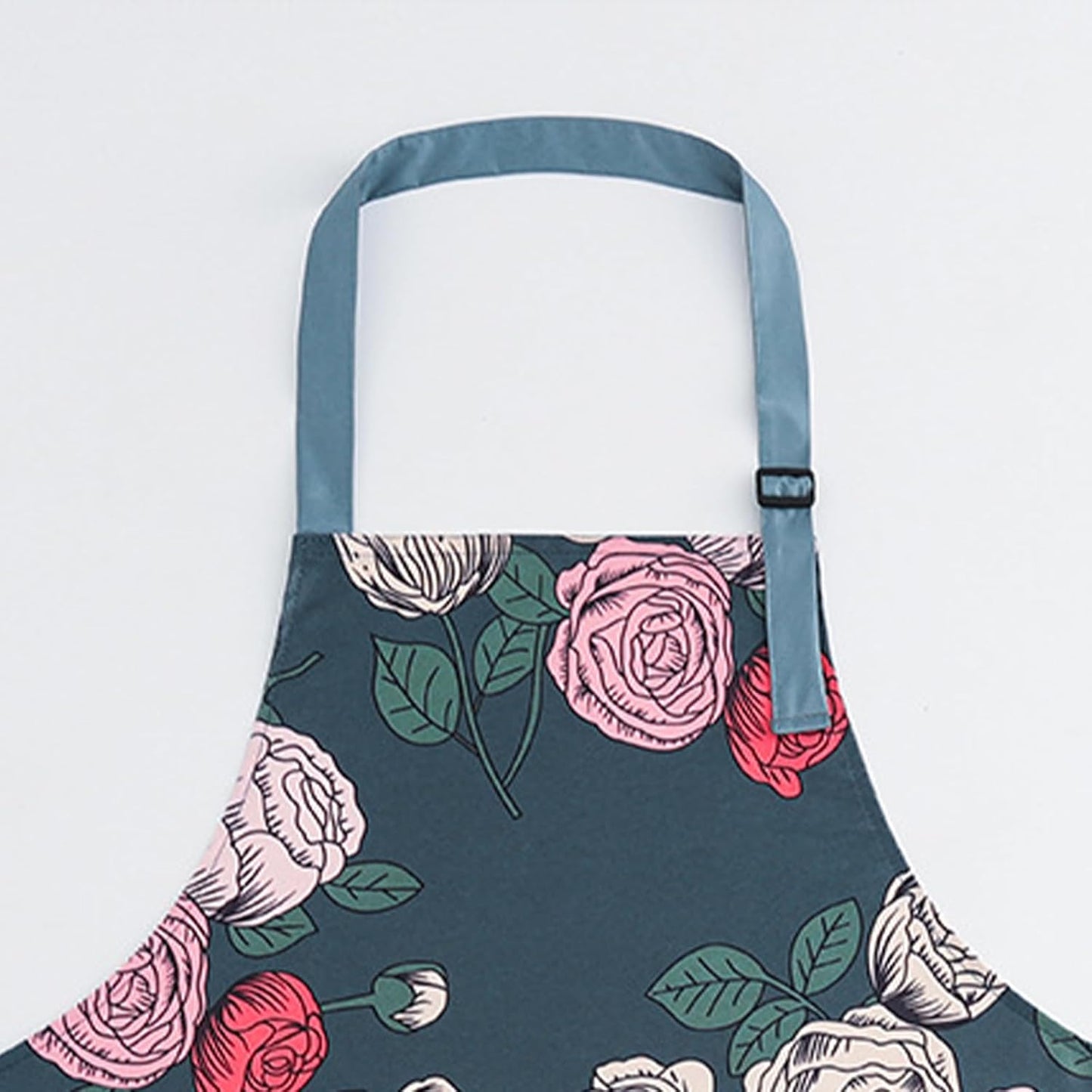 DILLMAN 2 Pack Floral Aprons with Pocket Blooming Womens Waterproof Ad