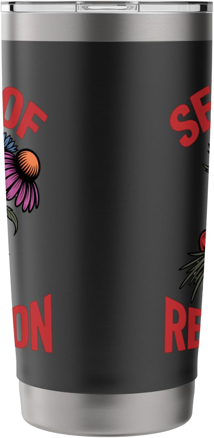 Seeds of Rebellion Eco Activism Wildflower Garden Stainless Steel Insulated Tumbler