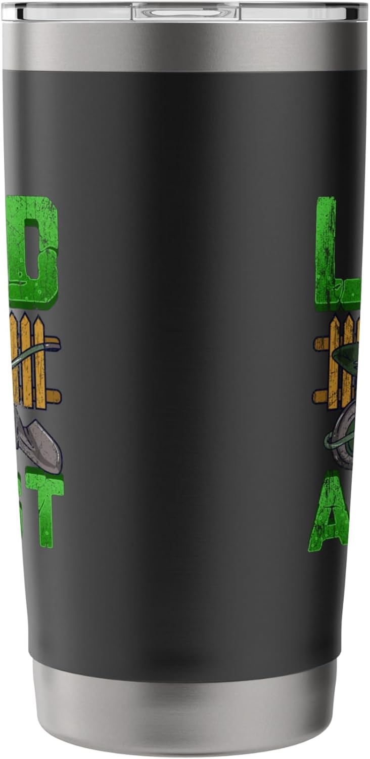 Lawn Care Mowing Design For Landscapers - Land Artist Stainless Steel Insulated Tumbler