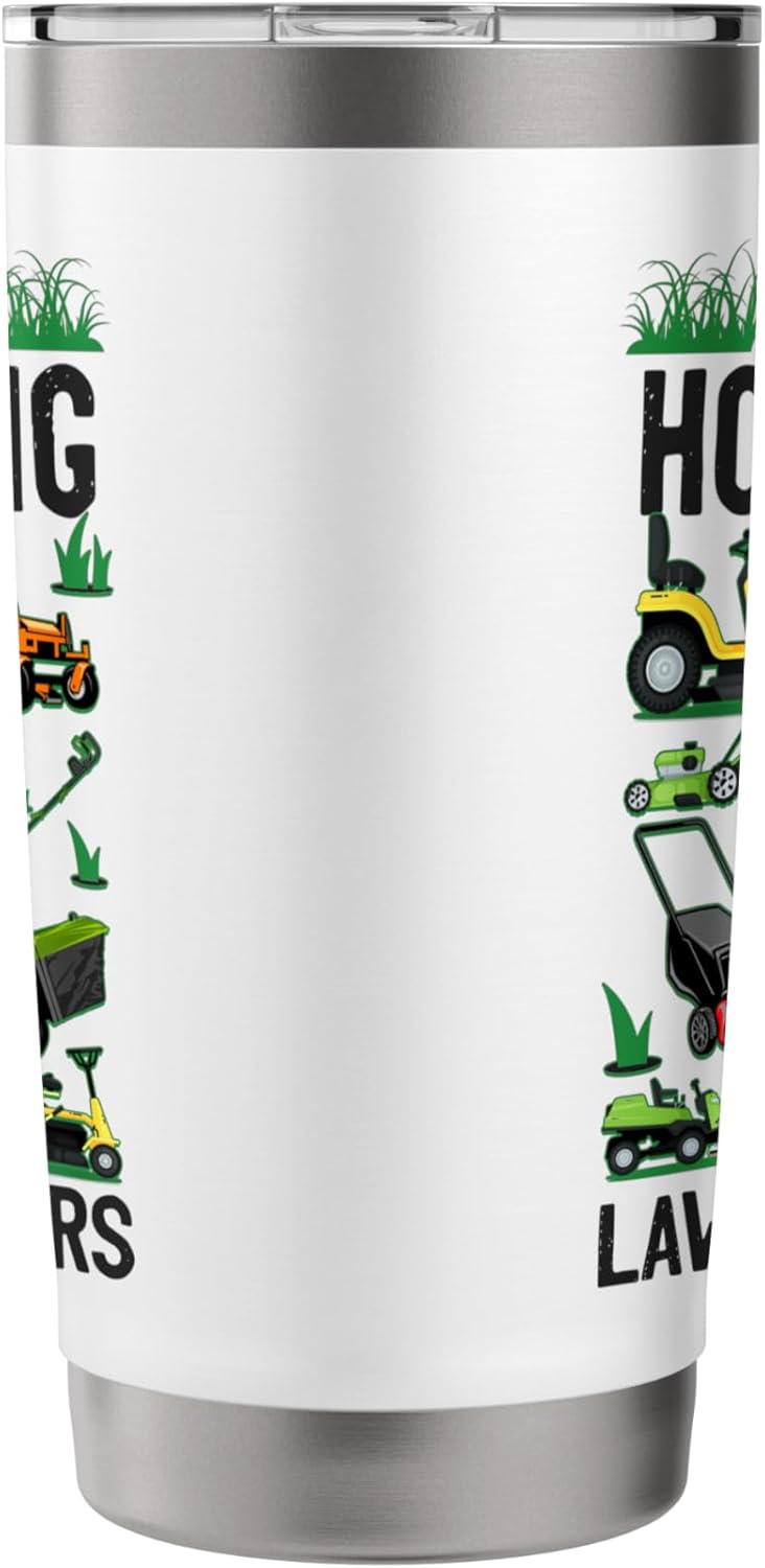 Lawn Mower Mowing Dad Father Landscaper Tractor It'S Not Stainless Steel Insulated Tumbler