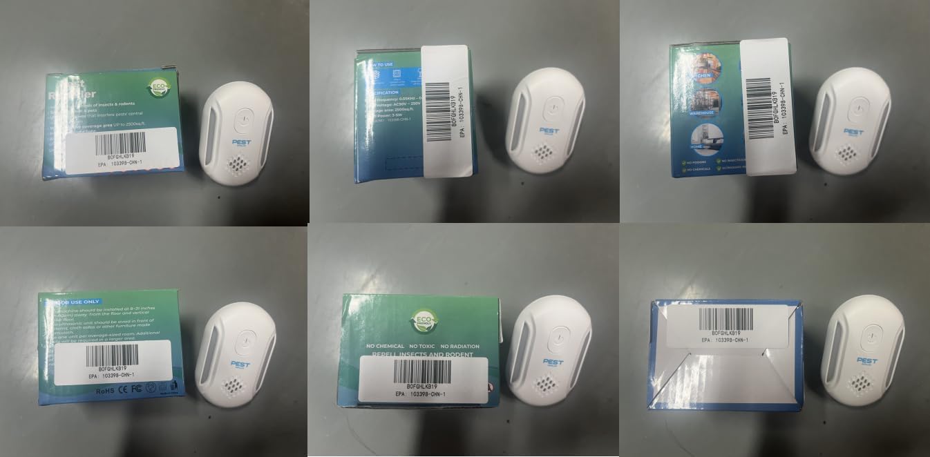 2026 Electronic Ultrasonic Pest Control Repeller Plug in for Roach Rod