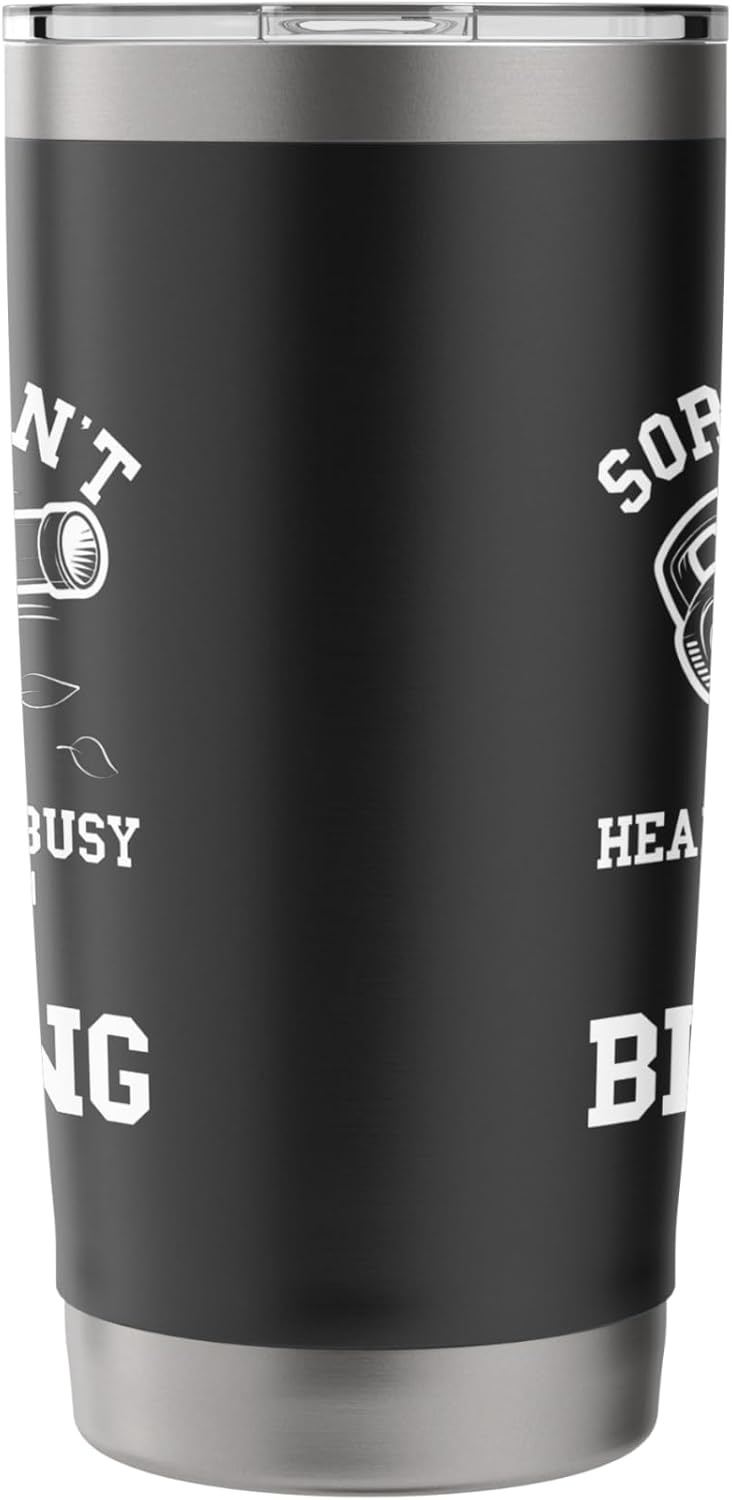 Leaf Blower Mens Husband Funny Lawn Care Yard Leaves Blow Stainless Steel Insulated Tumbler