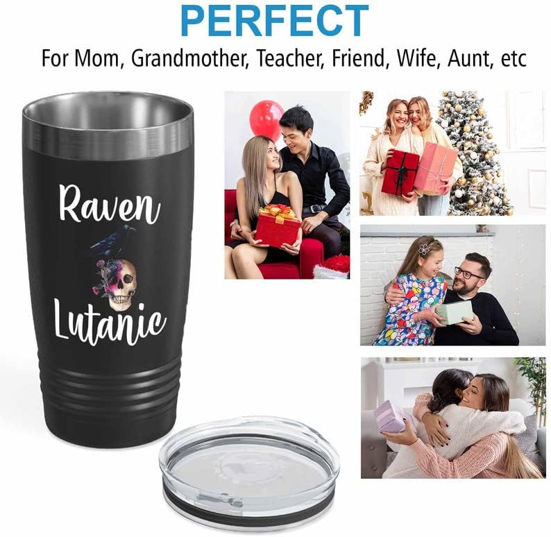 Bird Lover Black Edition Viking Tumbler 20oz - Rven lutanic - Hummingb