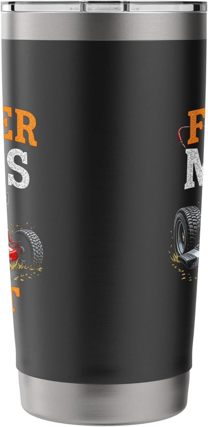 FATHER MOWS BEST Lawn Care Humor Stainless Steel Insulated Tumbler