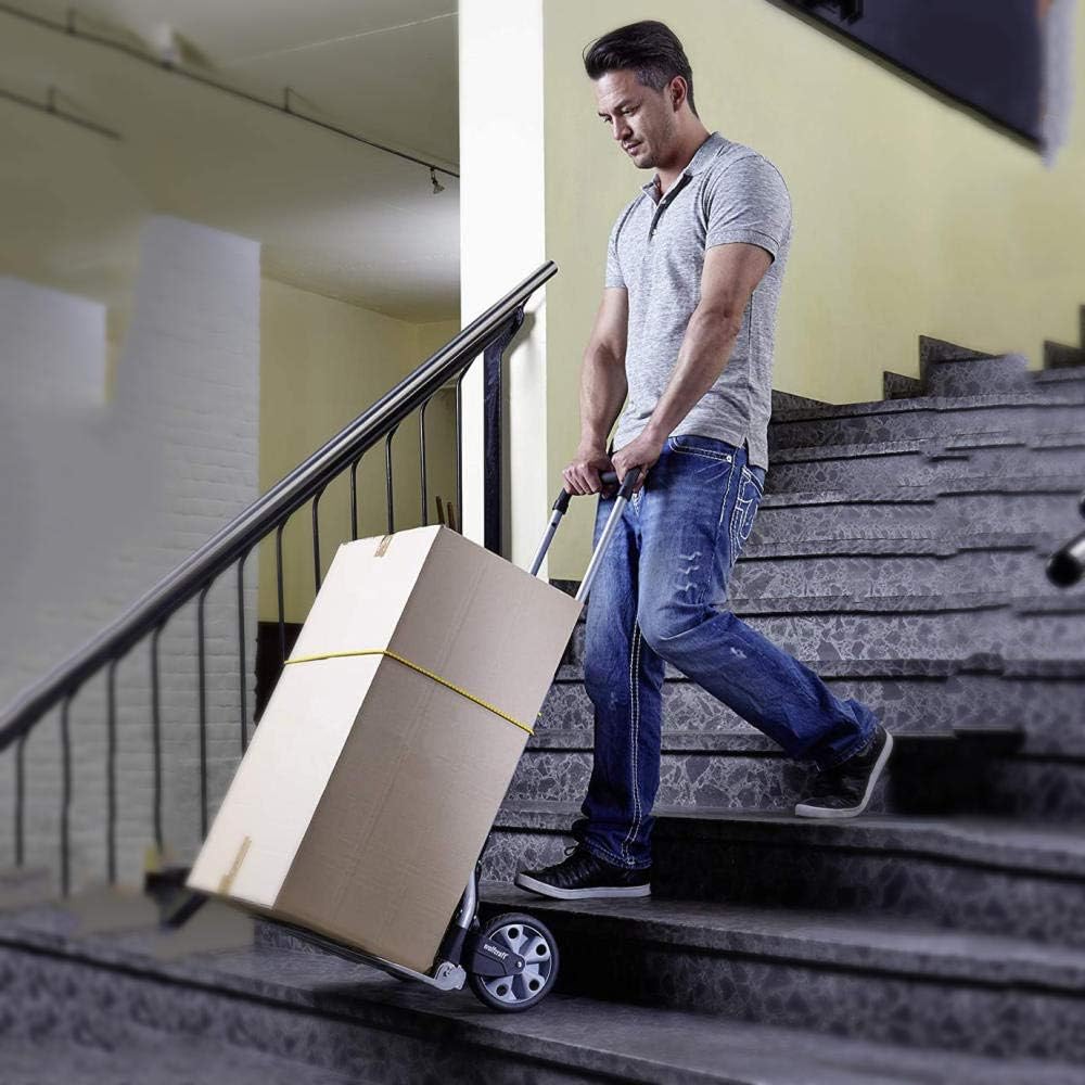Steel Foldable Folding Trolley with Anti Puncture Solid Wheel and 150 