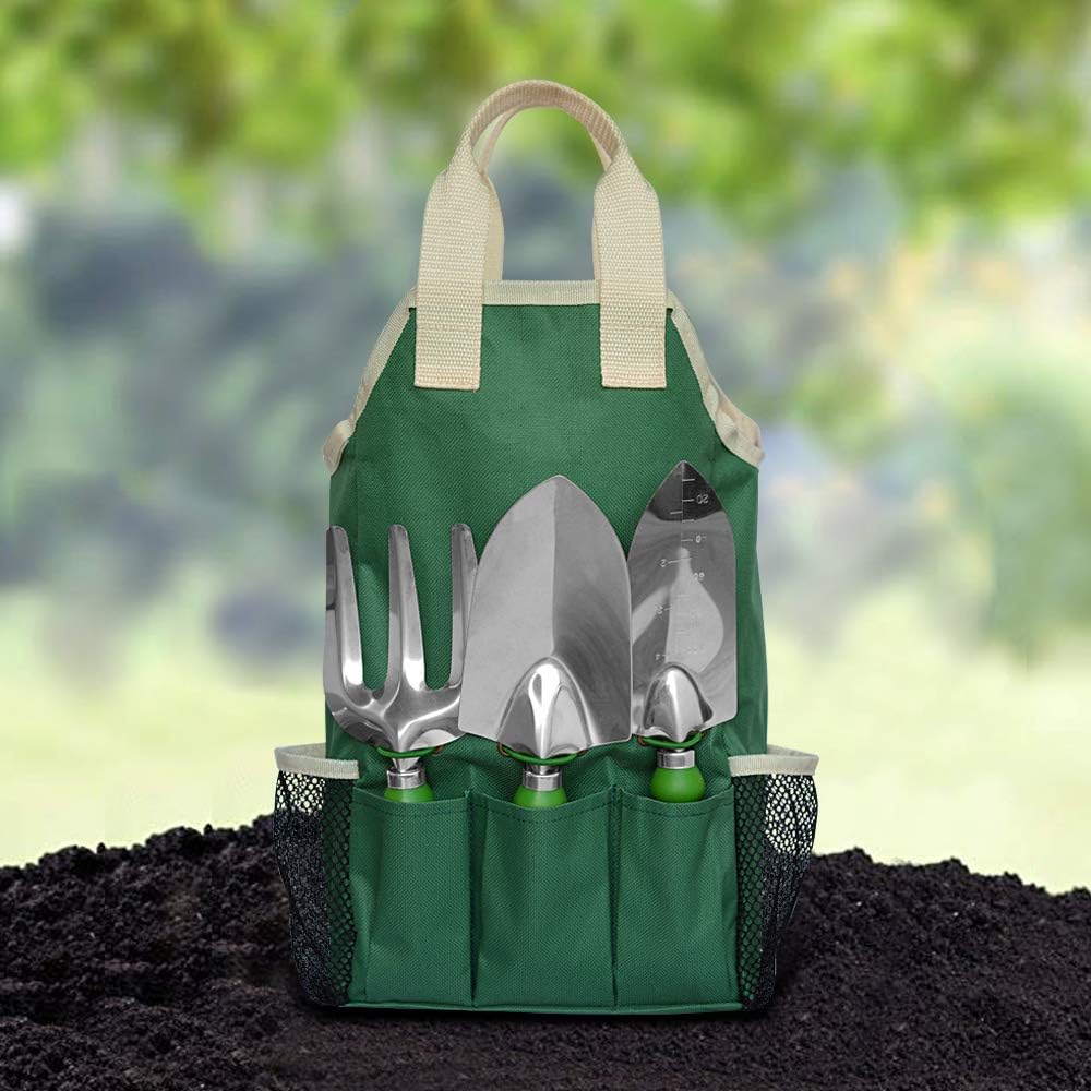 GardenHOME 11-Piece Gardening Tool Set – Garden Kit with Tote Bag, Apr