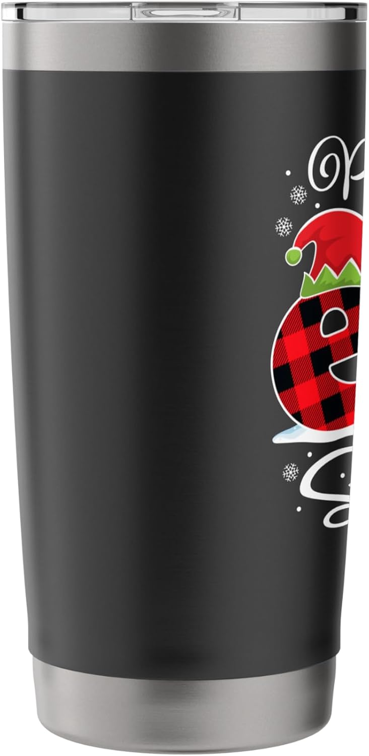 Pest Control Elf Squad Christmas Exterminator Matching X-mas Stainless Steel Insulated Tumbler