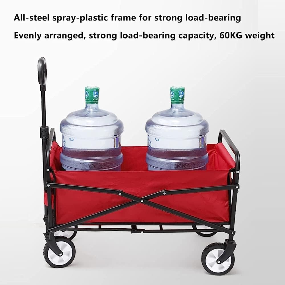 Handcart, Trolley Folding Garden Wagon Trolley,Outdoor Camping Cart,Th