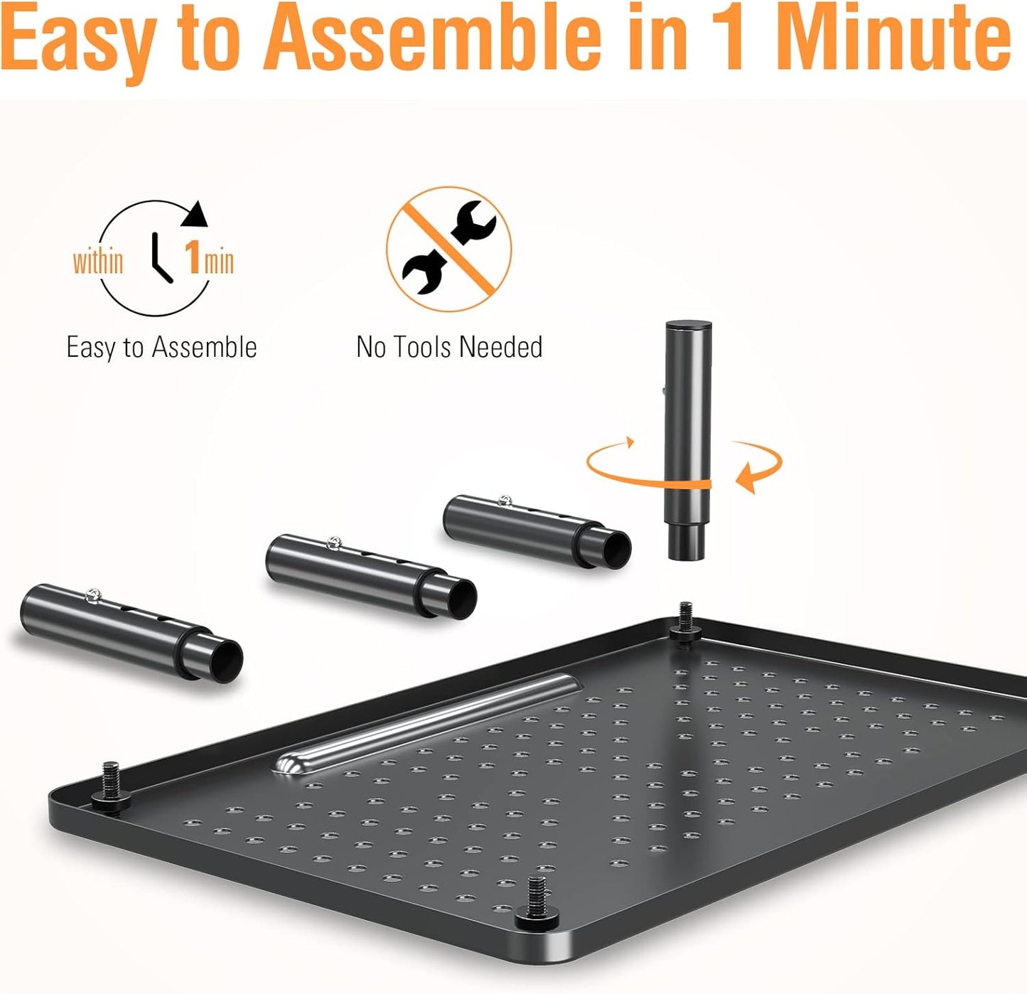 ELIVED 2 Pack Monitor Stand Riser - 3 Height Adjustable Monitor Stand 
