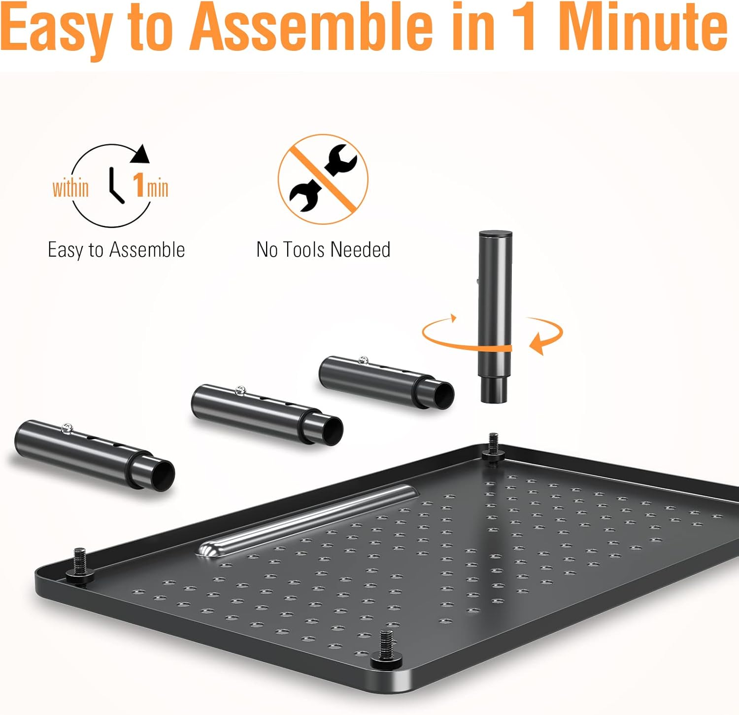 ELIVED 2 Pack Monitor Stand Riser - 3 Height Adjustable Monitor Stand 