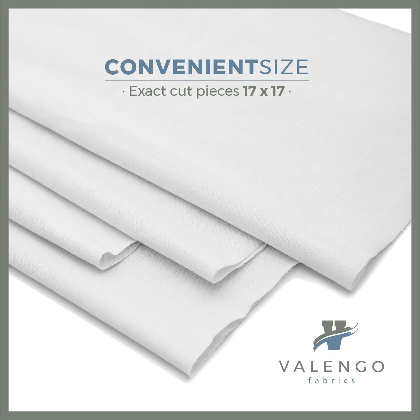 VALENGO New Lint Free Rags – 100% Cotton Cloth, Soft T-Shirt Rags, Lint Free Cloth for Staining Wood, Cast Iron, Dusting, Polishing, Painting and Cleaning – Reusable & Absorbent – 17”x17” (Pack of 7)