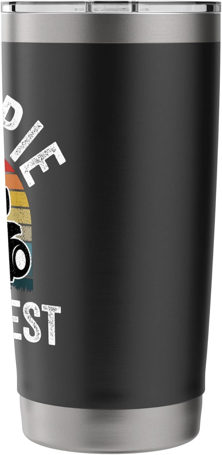 Grampie Mows Best Funny Gardener Lawn Care Father's Day Stainless Steel Insulated Tumbler