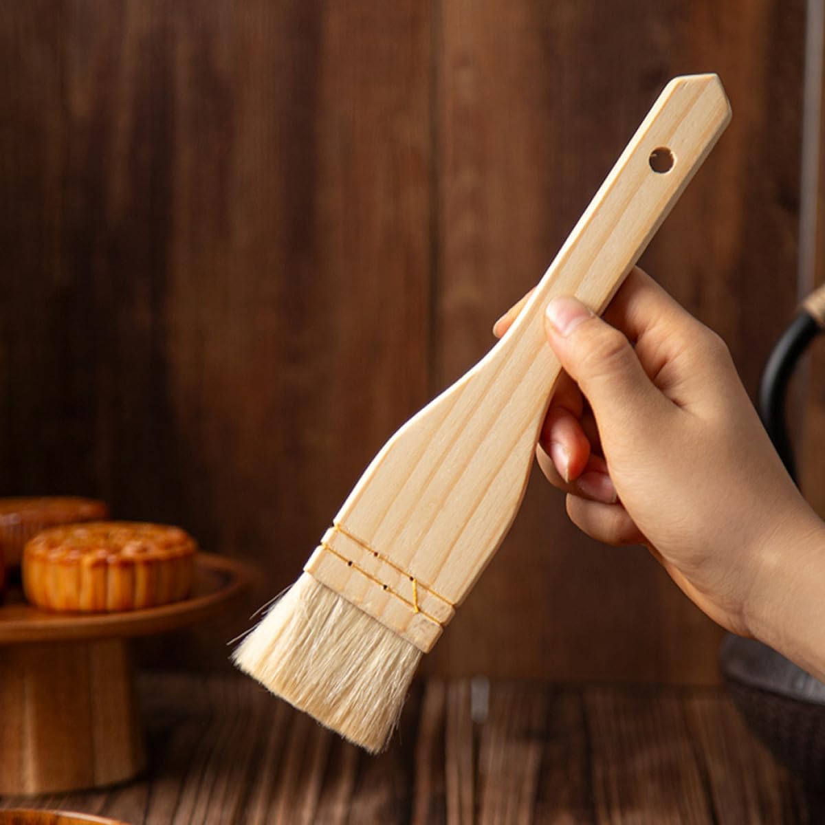 Milisten 2pcs Wool Basting Brush for Barbecue Bbq Sauce and Grill Mari