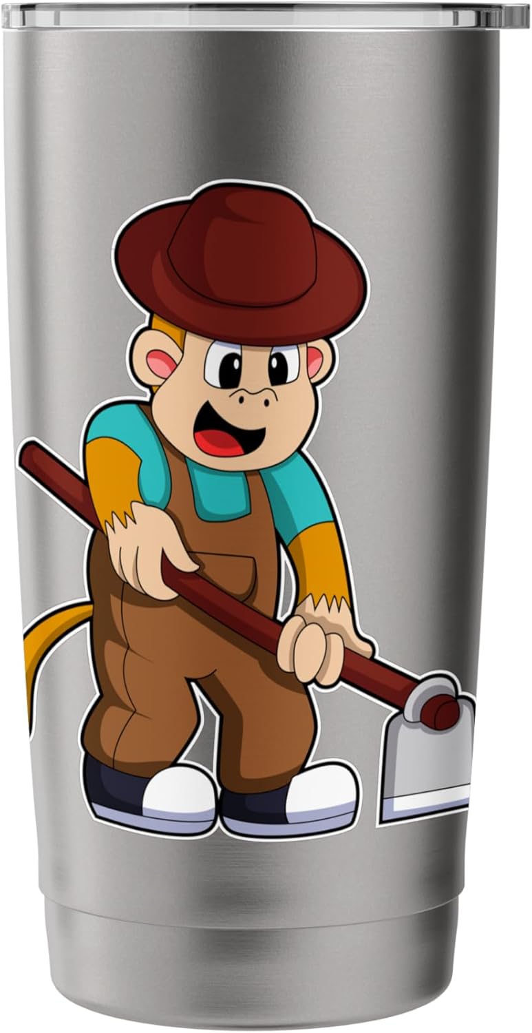 Monkey Farmer Garden tool Farm Stainless Steel Insulated Tumbler