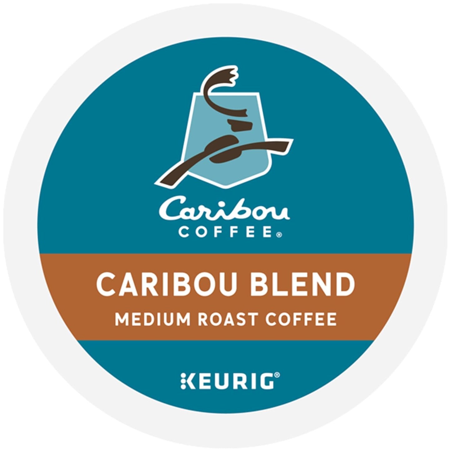 Caribou Coffee Caribou Blend, Keurig Single-Serve K-Cup Pods, Medium Roast Coffee, 32 Count(Pack of 1)