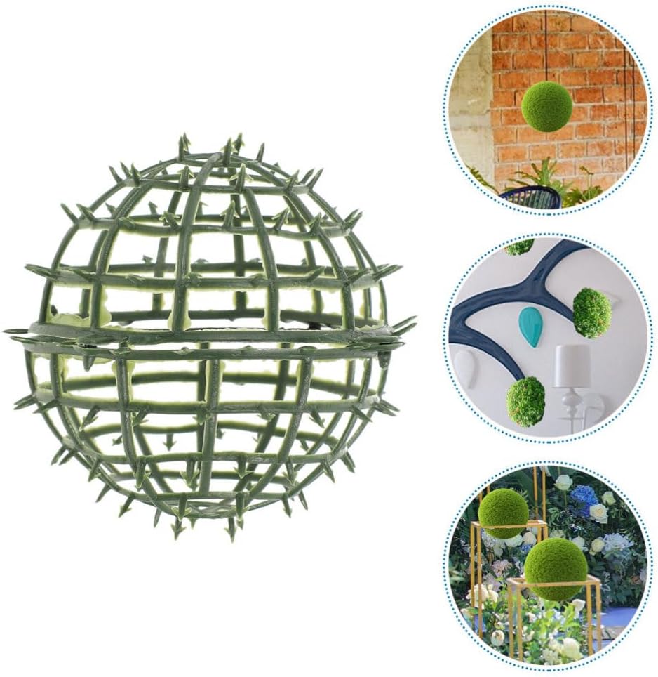 BESTOYARD 3pcs Artificial Topiary Support Cage Easy to Assemble Flower Stand for Weddings and Garden Decor Plastic Frame for Floral Arrangements and Decorative Plants