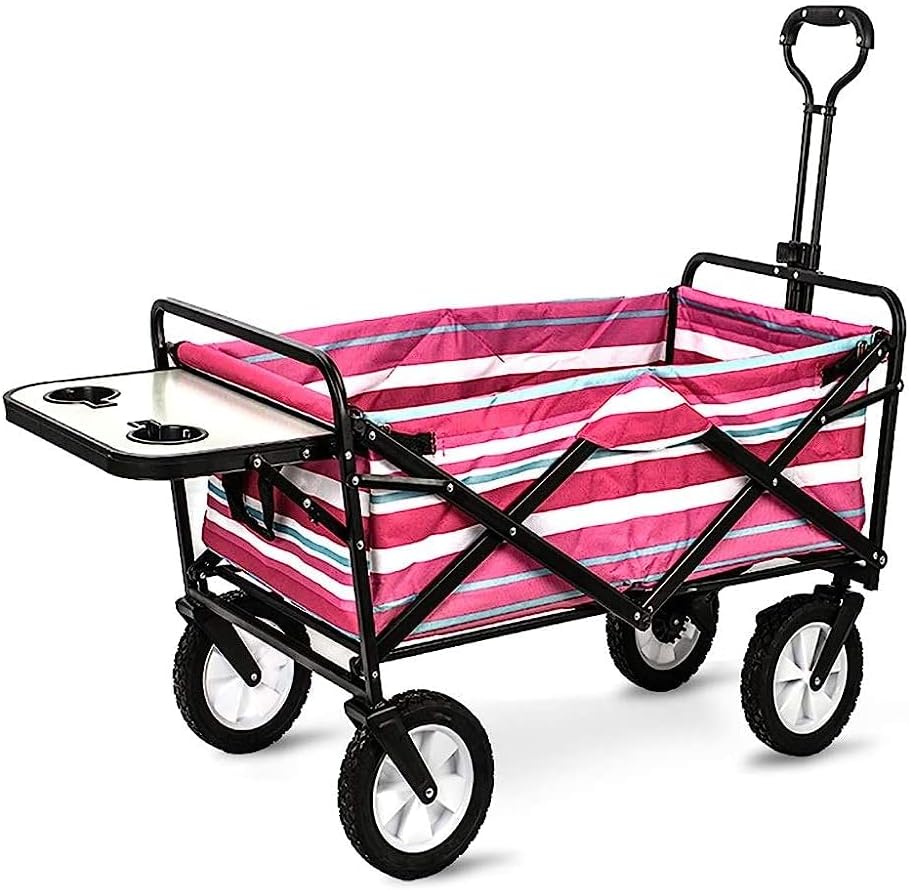 Handcart, Folding Garden Trolley Cart Heavy Duty Wagon Multi-Function 