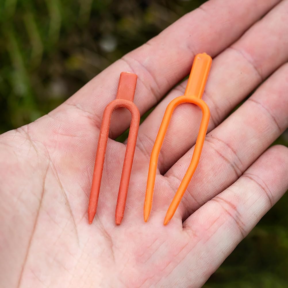 GANAZONO 400 Pcs Vine Fixed Fork Wire Holder Wire Holders for Cords Strawberry Plants Strawberry Fixing Clips Plant Ties Garden Tool Accessories Fixed Forks for Plant Gardening Supplies Tie