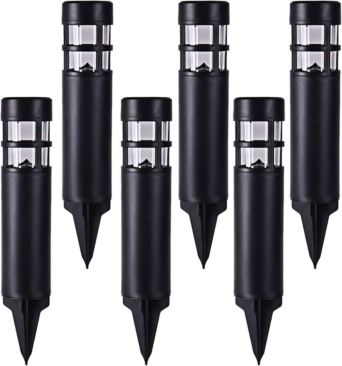SUNWIND Solar Garden Lights Outdoor LED Bollard Solar Powered Path Lig