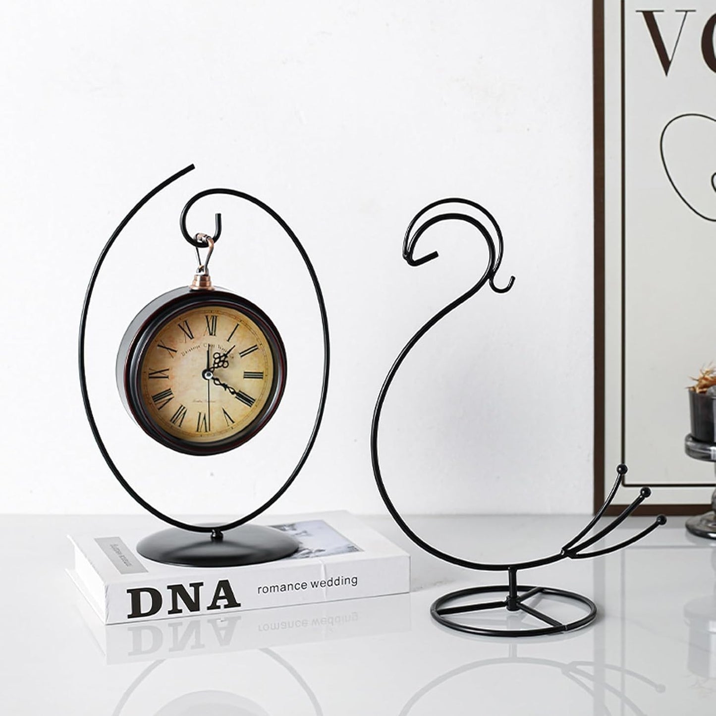 Ornament Display Stand, Glass Ball Hanger for Hanging Air Plants Terrariums, Witch Ball, Christmas & Wedding Ornaments, Perfect for Home and Office Decor