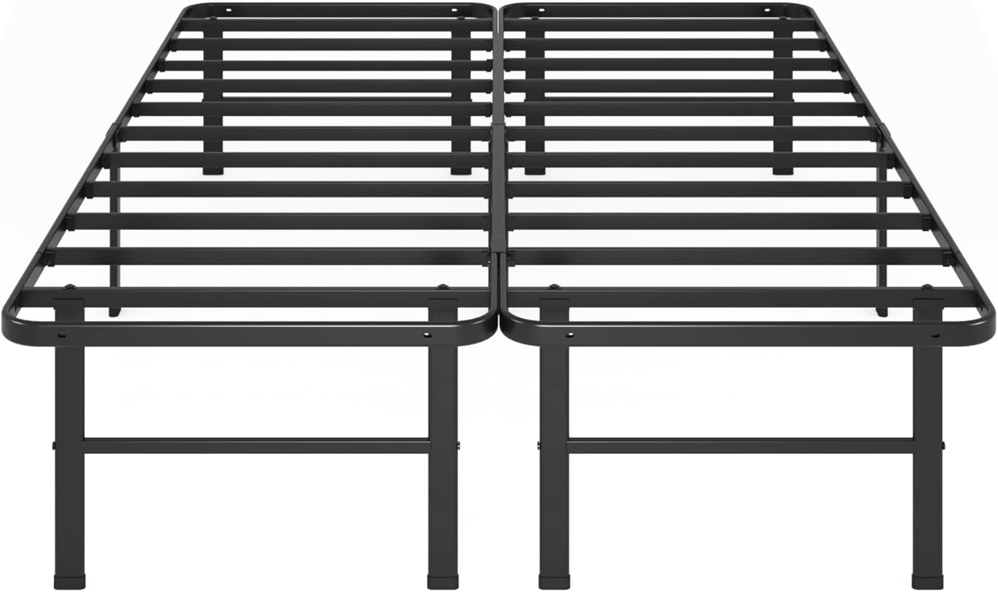 Zinus Rumi 14in Queen Metal Bed Frame, Quick Assembly SmartBase® Mattr