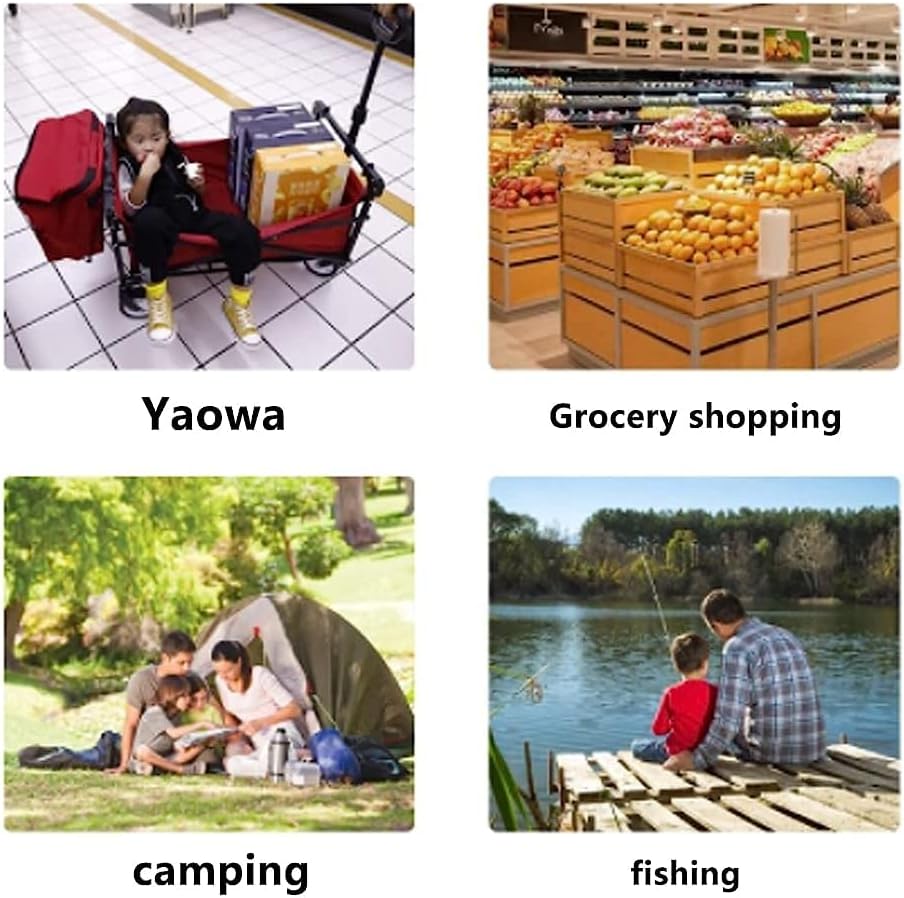 Handcart, Trolley Folding Garden Wagon Trolley,Outdoor Camping Cart,Th