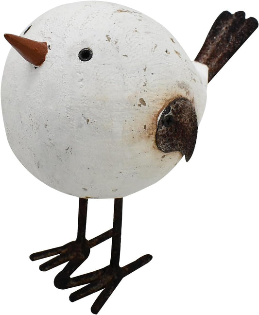 Aecipl Wood Bird Statue Standing Seagull Nautical Decor Coastal Birds 