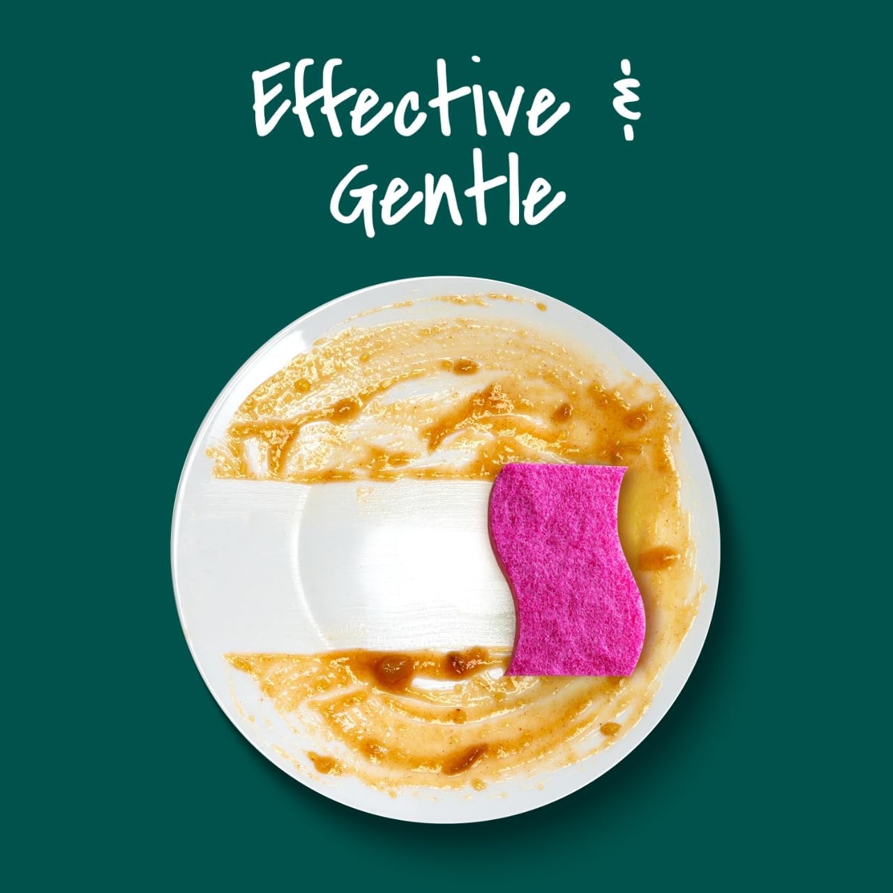 Scotch-Brite Gentle Clean Delicate Scrub Sponges, For Washing Dishes and Cleaning Kitchen, 3 Scrub Sponges