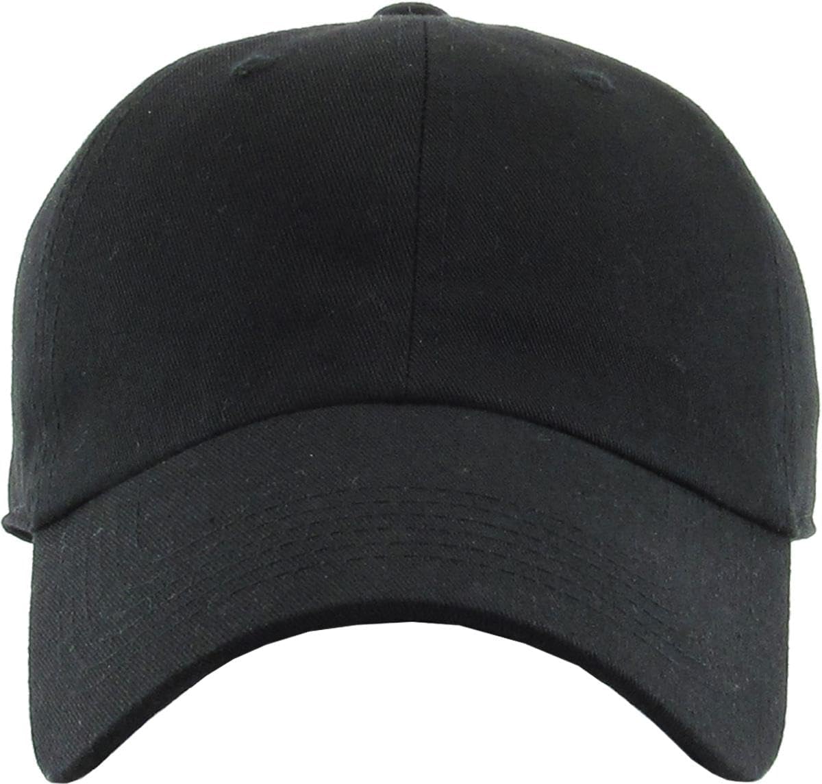 KBETHOS Classic Unisex Cotton Adjustable Low Crown Baseball Cap – Plai