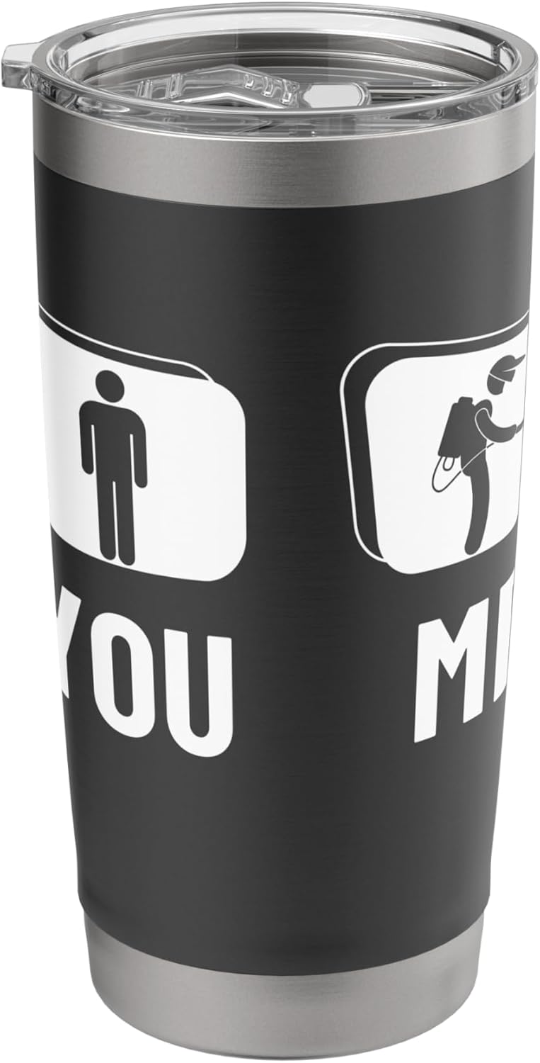 Pest Control Proud Funny Men Exterminator Stainless Steel Insulated Tumbler