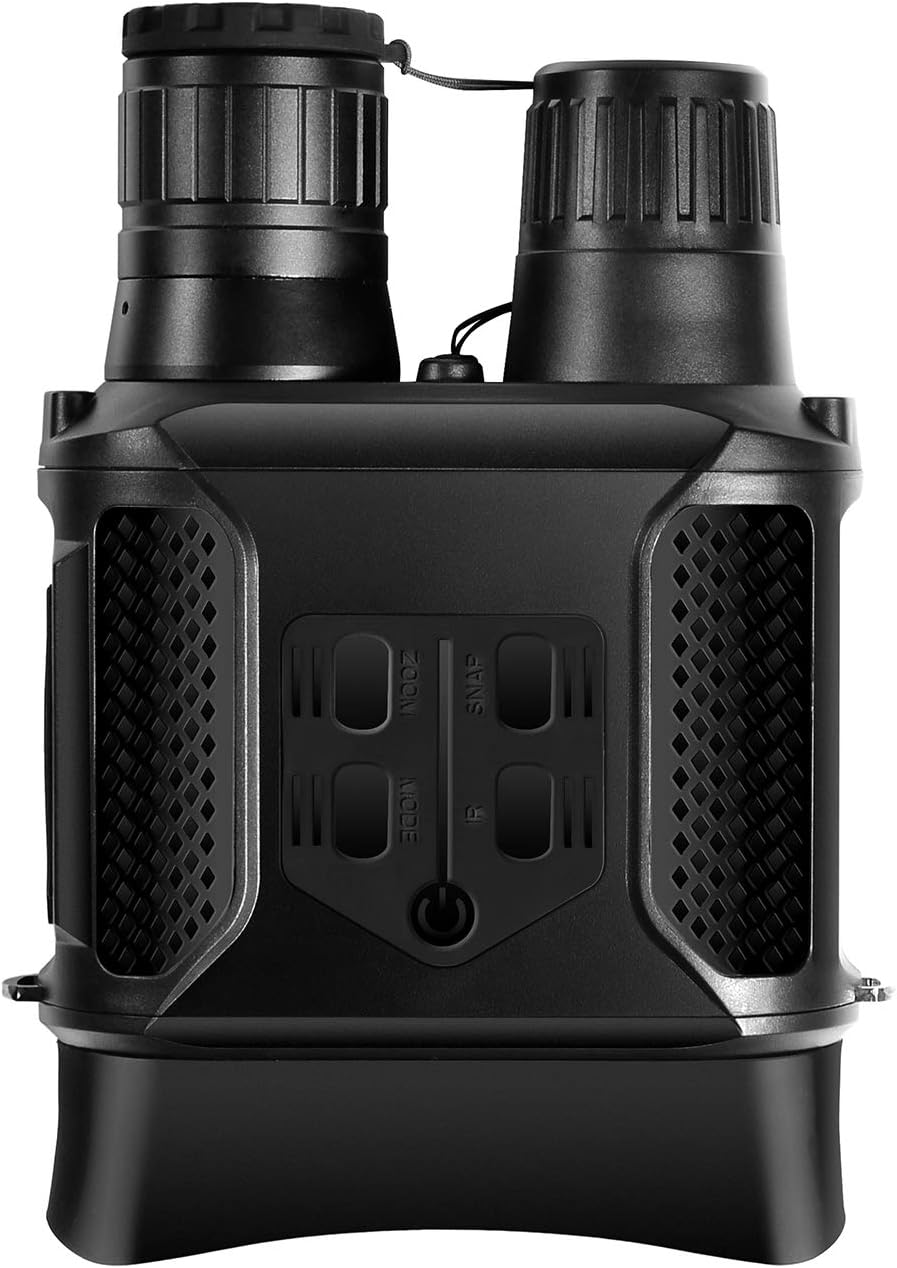 Pro Night Vision Binoculars, Digital Infrared, 4" Screen, 2X Zoom, Essential Outdoor Deer Hunting Accessories, Tactical Gear, Security Goggles, 32GB Card, Multifunction Card Reader, Case