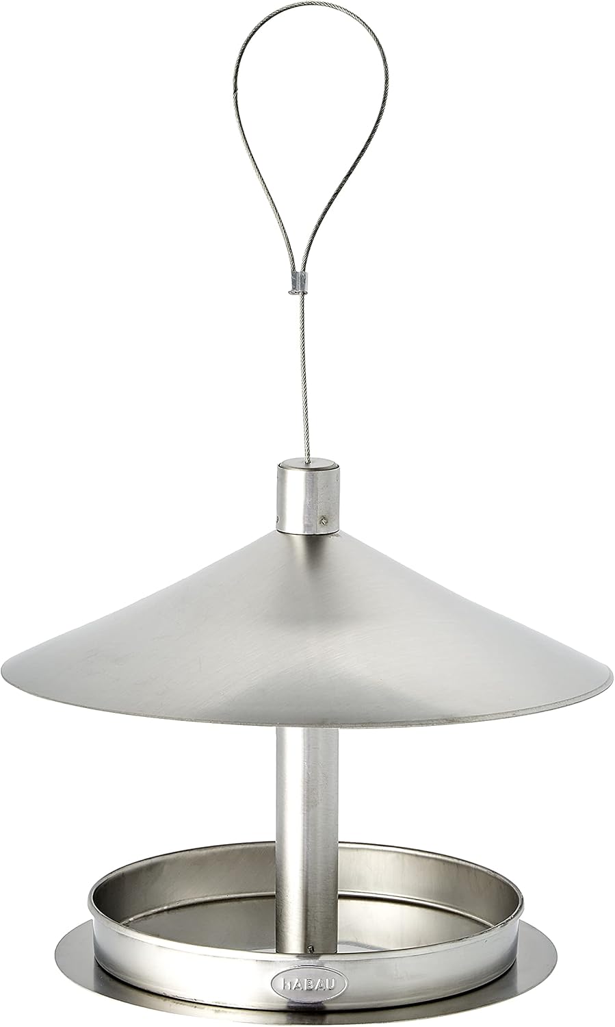 Habau 1771 Stainless Steel Feeding Station with Cord for Hanging Up