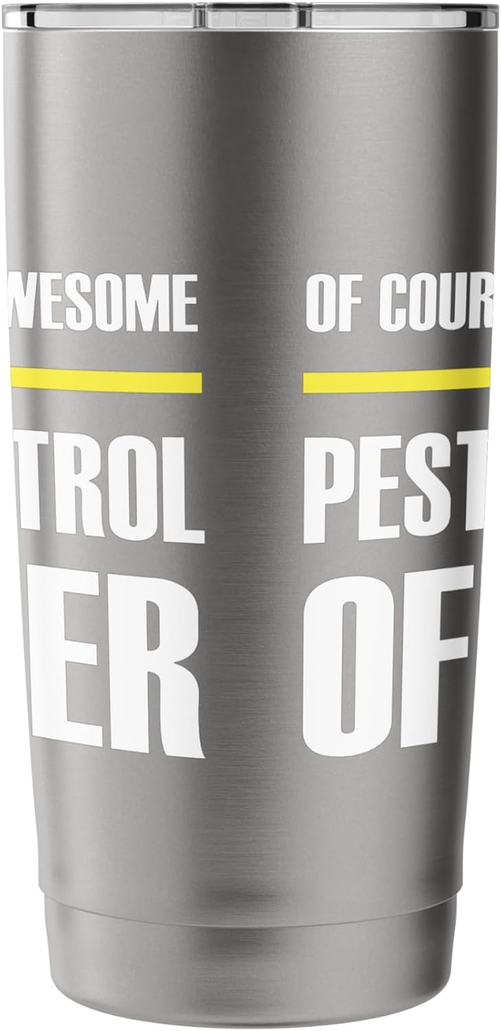 The Original Awesome Pest Control Officer Stainless Steel Insulated Tumbler