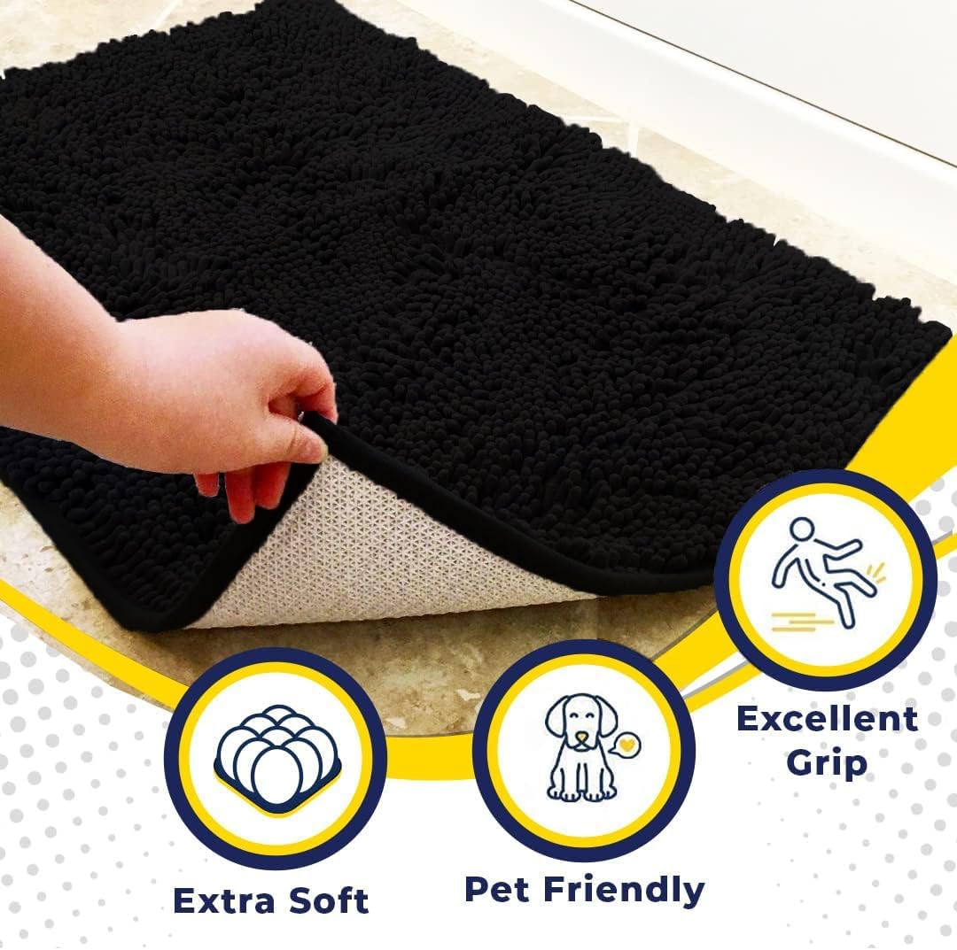 Muddy Mat® | Super Absorbent Door Mat Indoor, Microfiber Quick Dry Che