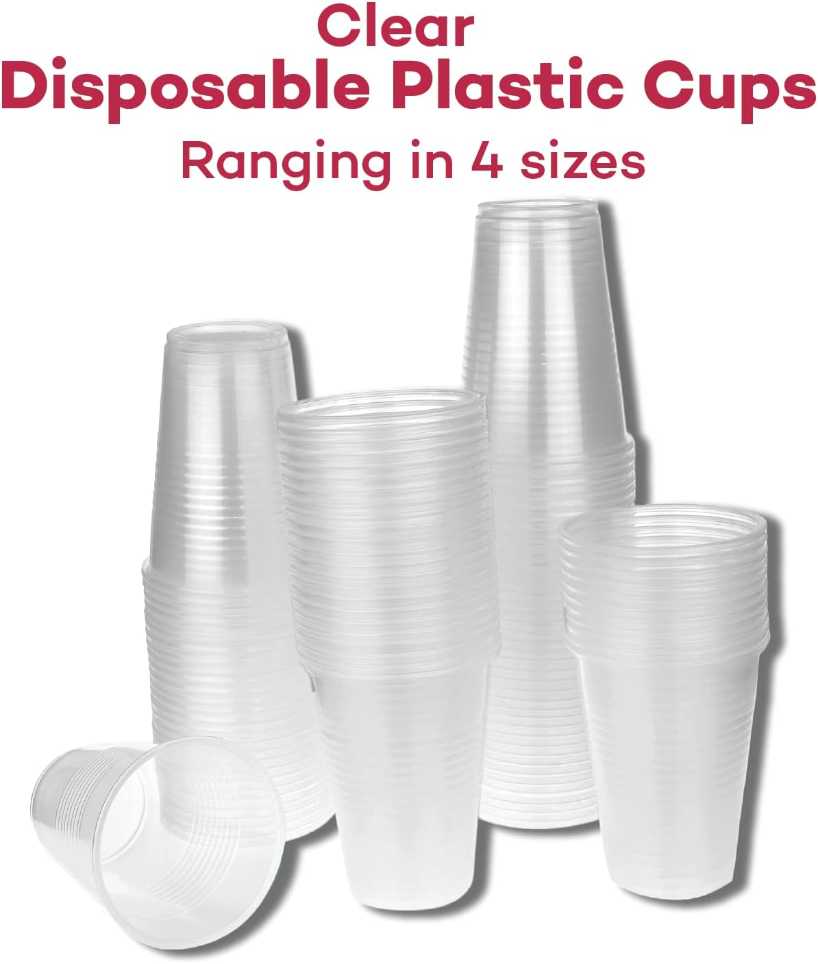 Dealmed Professional 3 oz. Disposable Plastic Cups - 100% Recyclable for Healthcare, Dental, Veterinary & Food Service Use (Pack of 100)