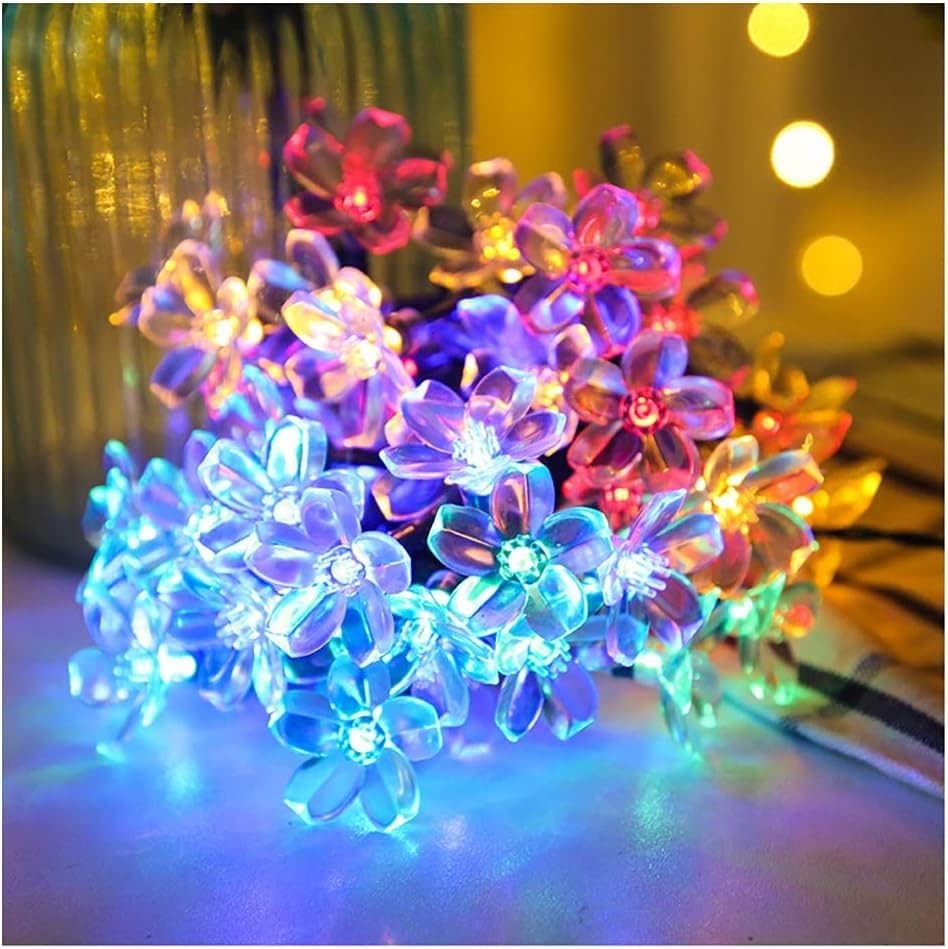 Solar Christmas Lights String Lights Fairy String Lights for Garden Room Patio Party Christmas Decorations (Colour: 4, Size: 12m/39ft) (1 7m/23ft)