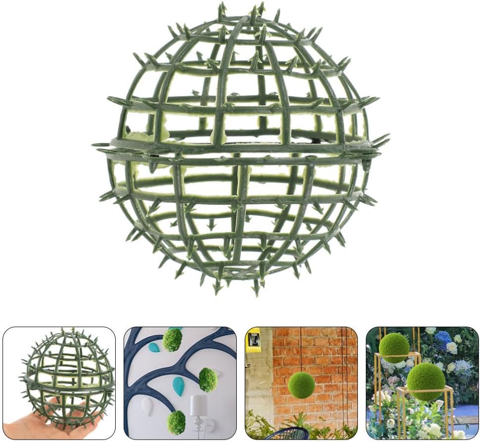 BESTOYARD 3pcs Artificial Topiary Support Cage Easy to Assemble Flower Stand for Weddings and Garden Decor Plastic Frame for Floral Arrangements and Decorative Plants