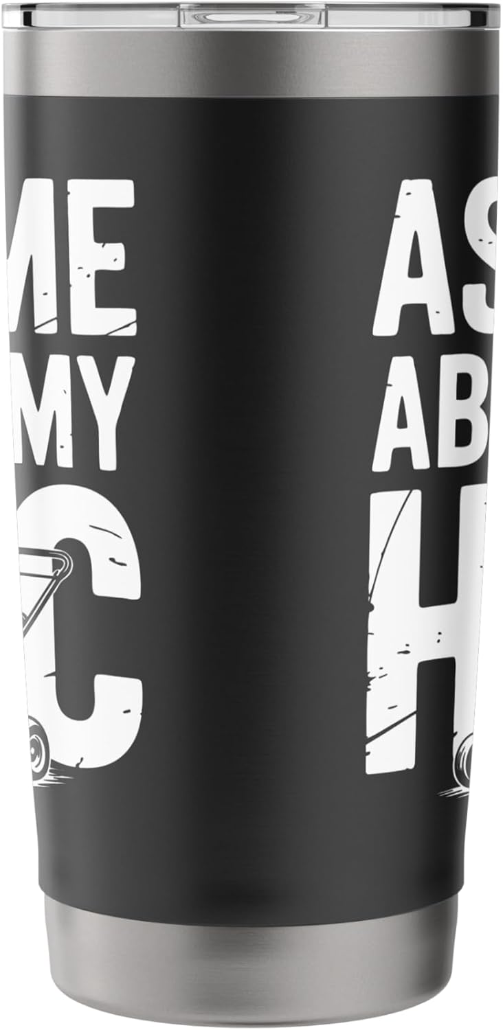 Funny Lawn Striper Landscaping Lawn Care Mowing Stainless Steel Insulated Tumbler