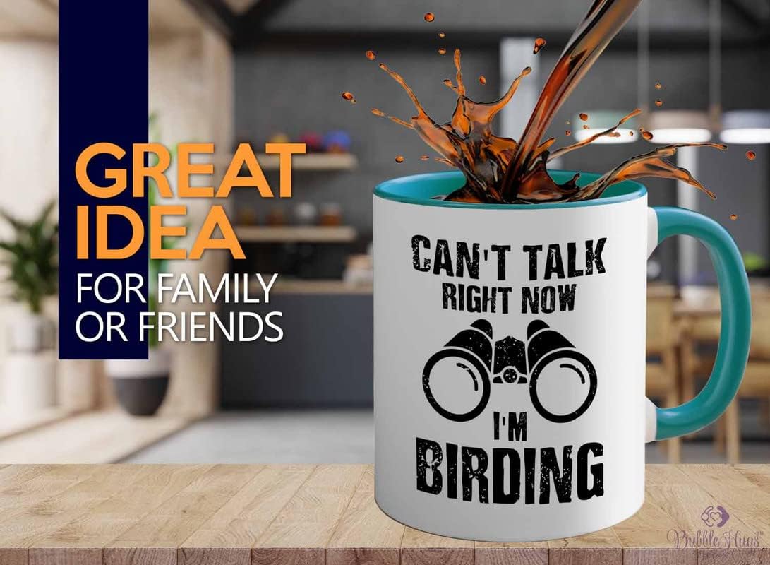 Bird Lover Two Tone Green Edition 11oz - Can't Talk Right Now - Hummin