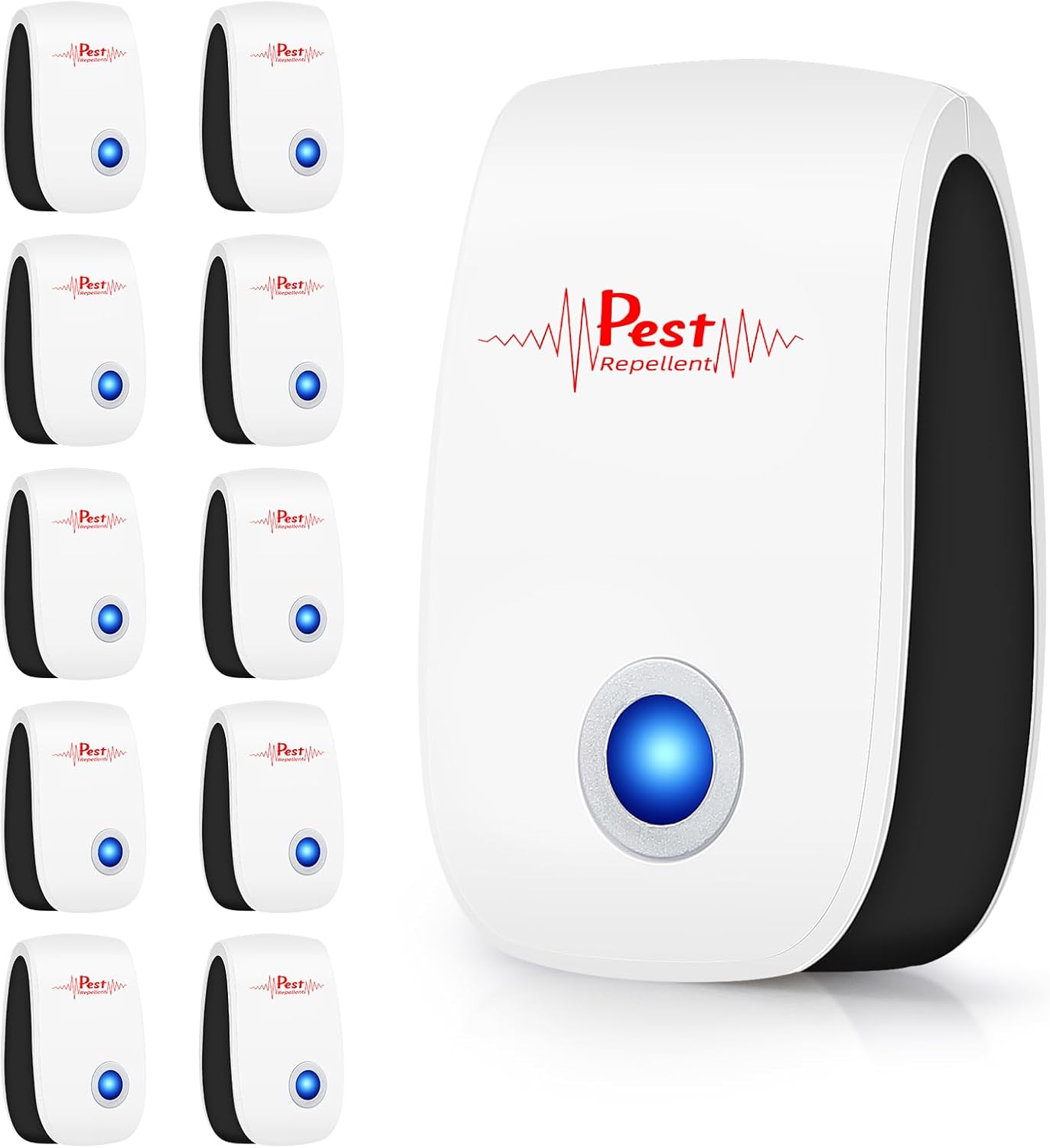 2026 10Pack Ultrasonic Pest Control Repeller Electronic Mouse Repellen