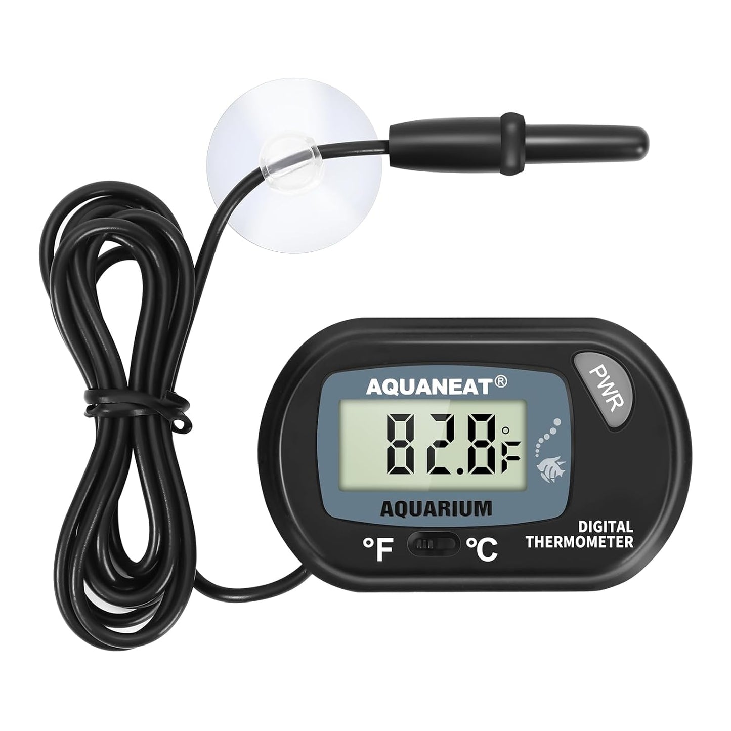 AQUANEAT Aquarium Thermometer, Fish Tank Thermometer, Digital Temperat