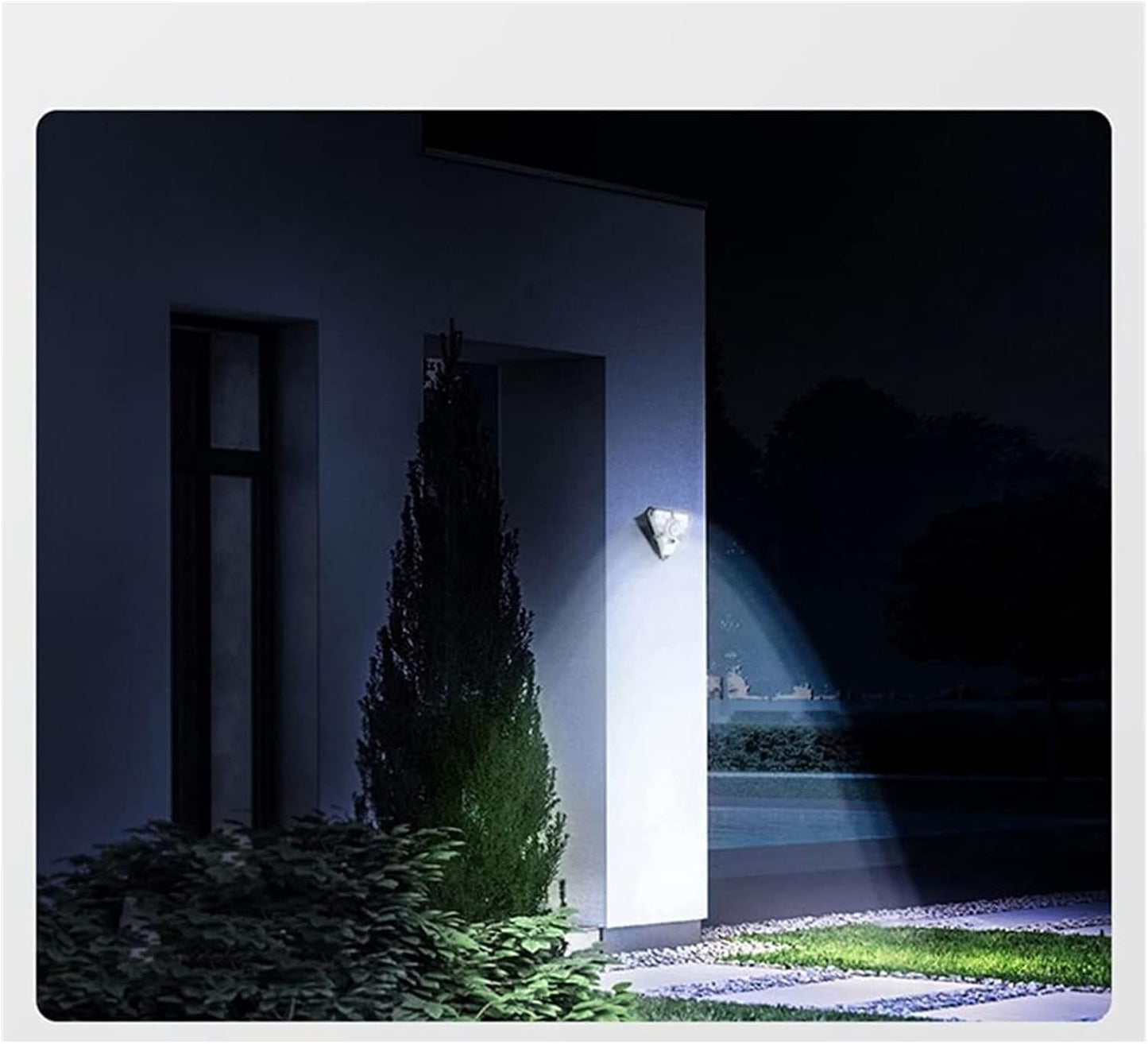 Courtyard Light 4 Pcs Outdoor Solar Light Motion Sensor Wall Lamp Outdoor Waterproof Solar Power Street Light for Door Front Garden Garage