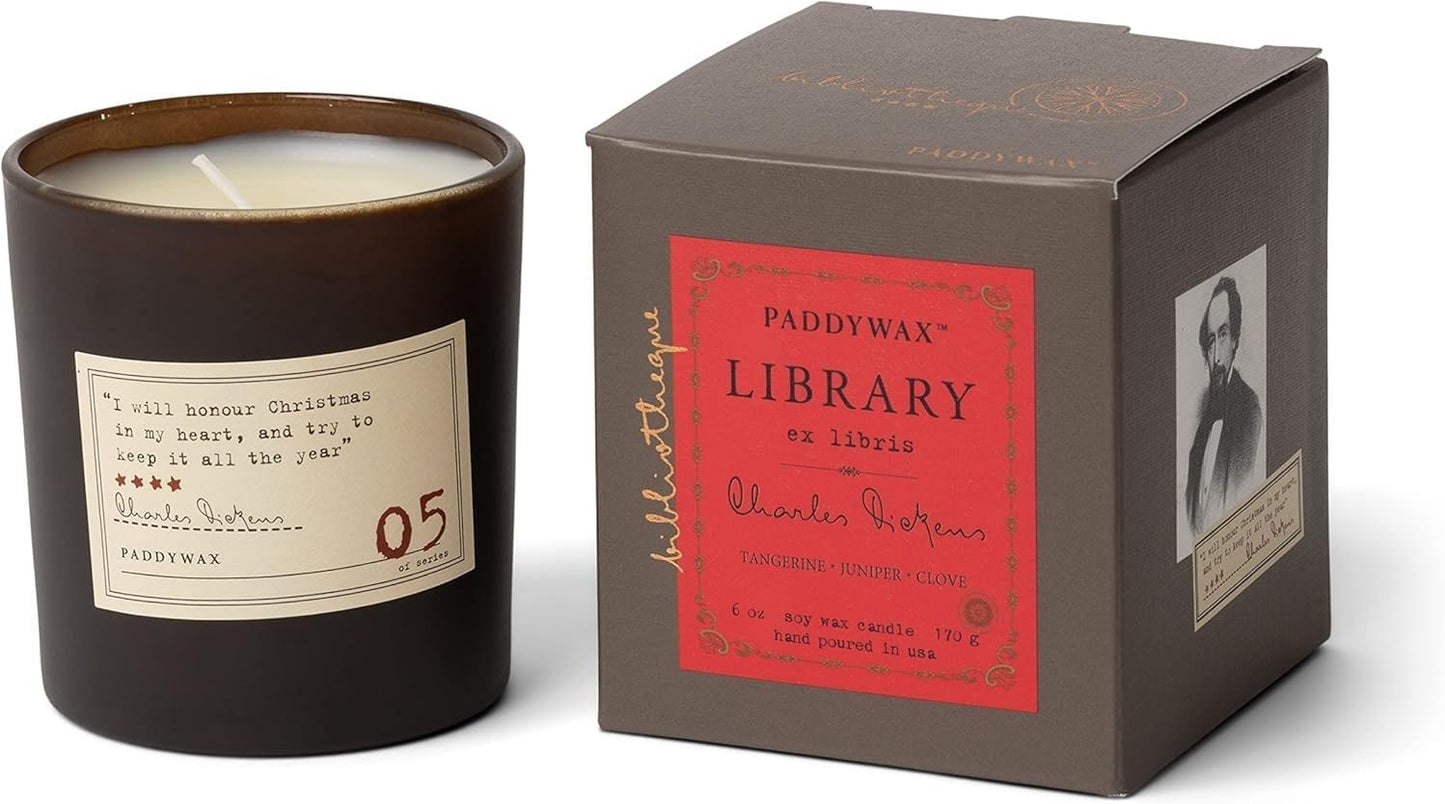 Paddywax Candles Library Dickens