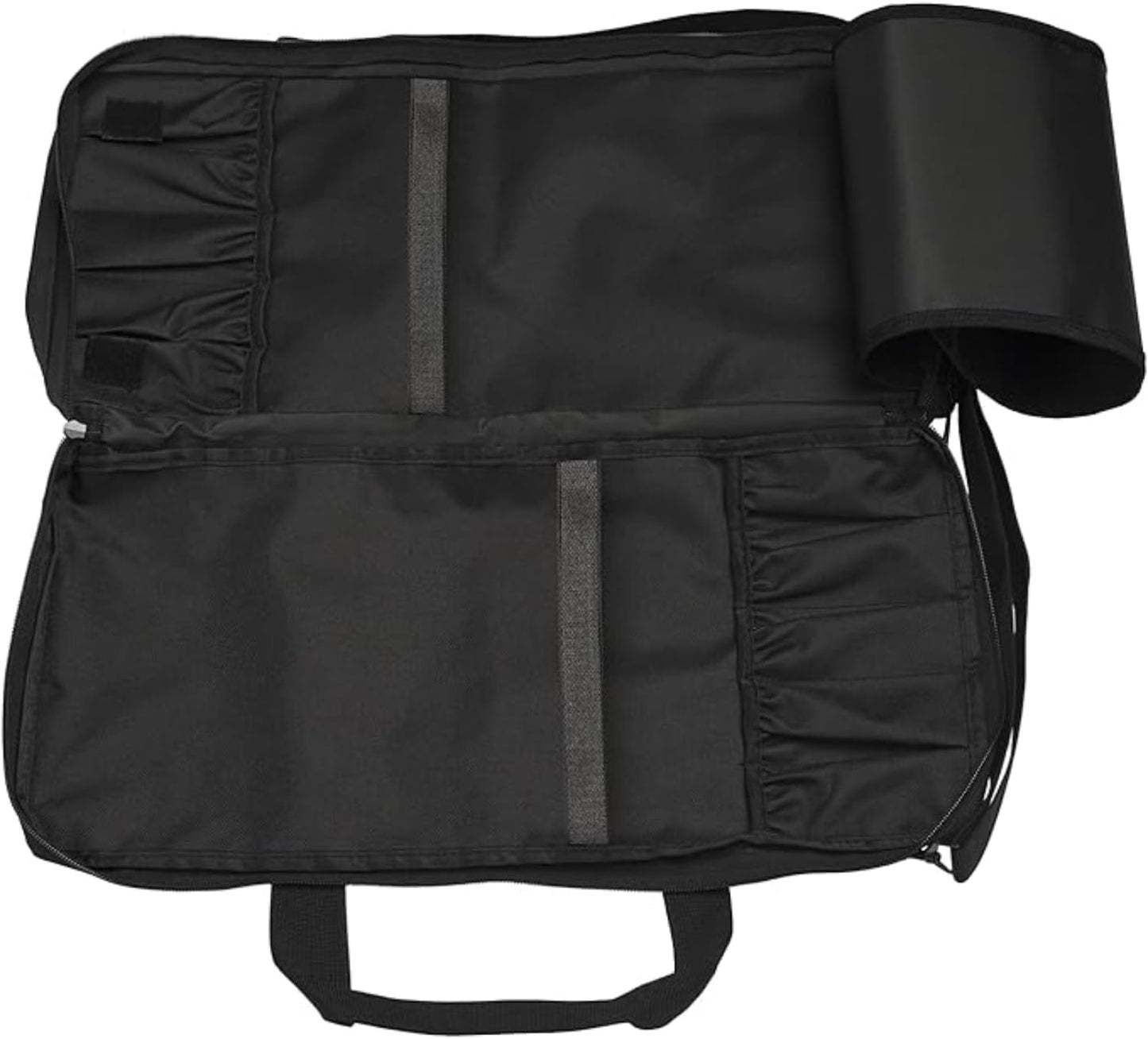 EVERPRIDE Chef Knife Bag Holds 20 Knives PLUS Large Zippered Compartment for Kitchen Tools – Durable, Large Knife Bag for Chefs – Knives Not Included