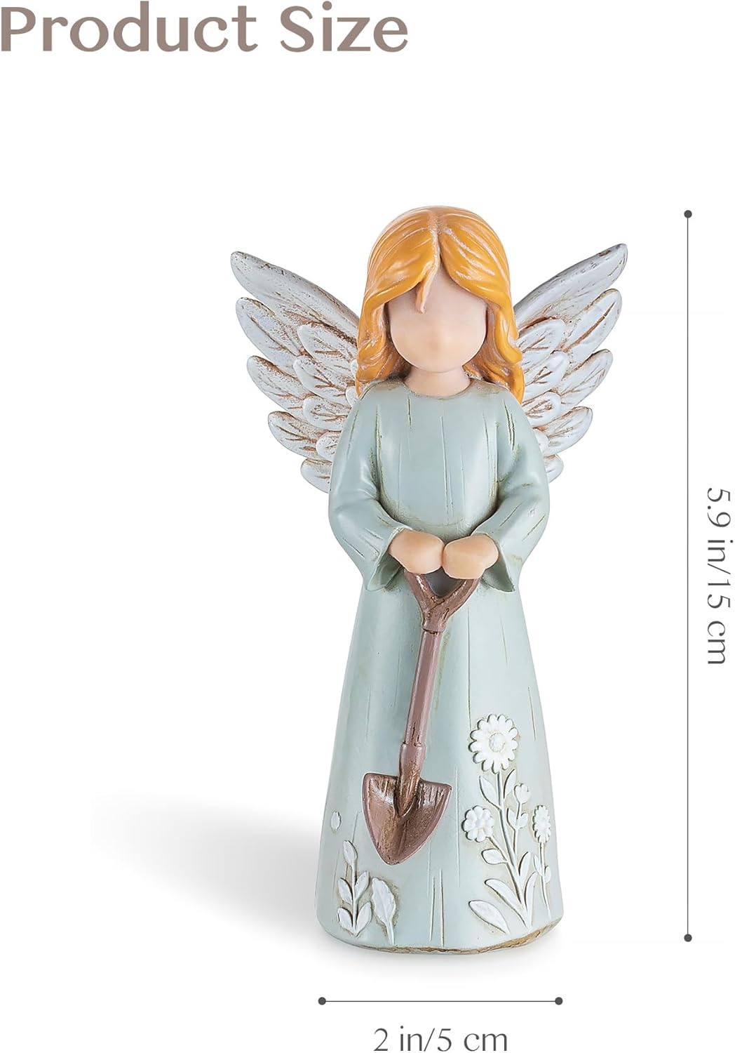 Gardening Gifts for Women: Gifts for Gardeners Woman - Garden Angel Figurine Gifts for Plant Lover - Gardening Angel Decor Gifts for Best Friends Grandma Mom Sister Christmas Birthday