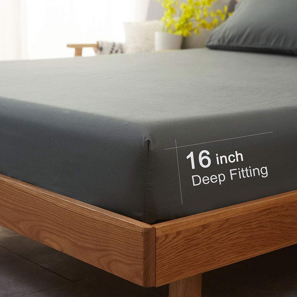 SONORO KATE Bed Sheet Set Super Soft Microfiber 1800 Thread Count Luxu