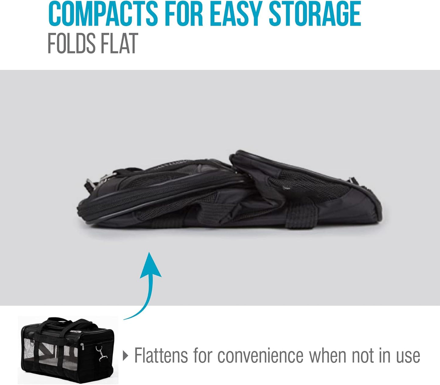 Sherpa Original Deluxe Travel Pet Carrier, Airline Approved - Black, L